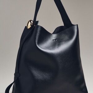 Anthropologie slouchy faux leather tote